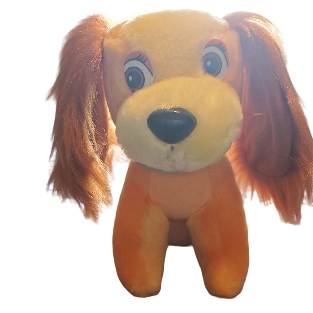Vintage 1985 Disney Lady and the Tramp Lady Plush Hardee's Toy w/ Tag